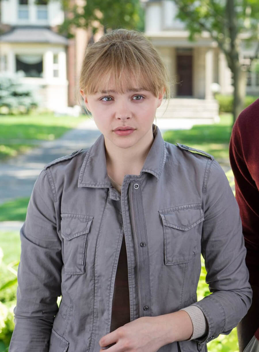 Harpoon Hit-Girl Inspired Grey Cotton Fabric Cotton Jacket - Kick-Ass 2 Style