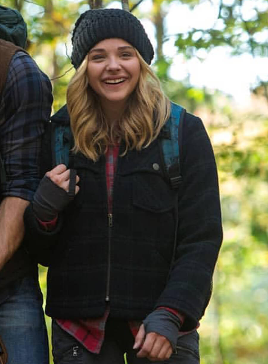Harpoon Cassie Sullivan Inspired Black Wool Jacket - The 5th Wave Style