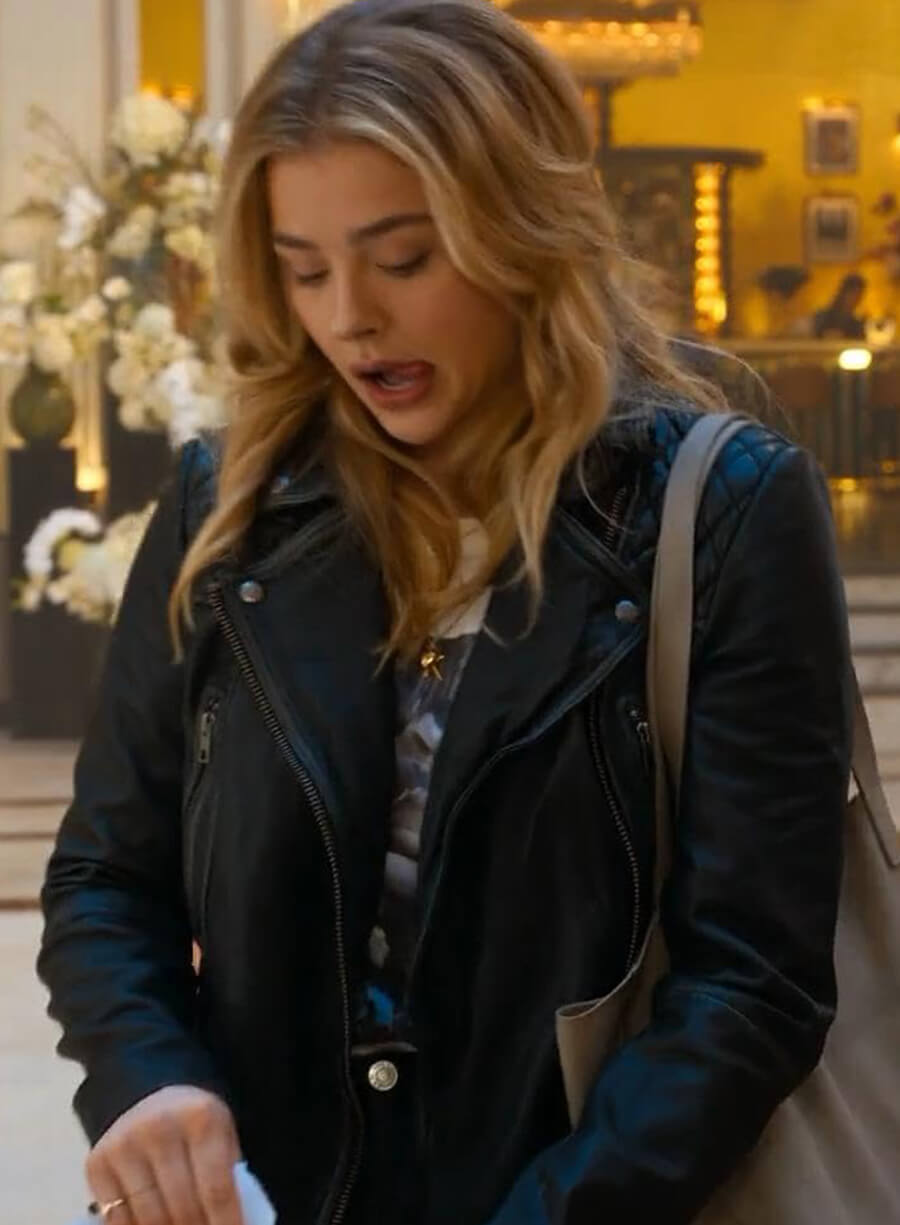 Harpoon Kayla Forester Inspired Black Real Leather Biker Jacket - Tom And Jerry Style