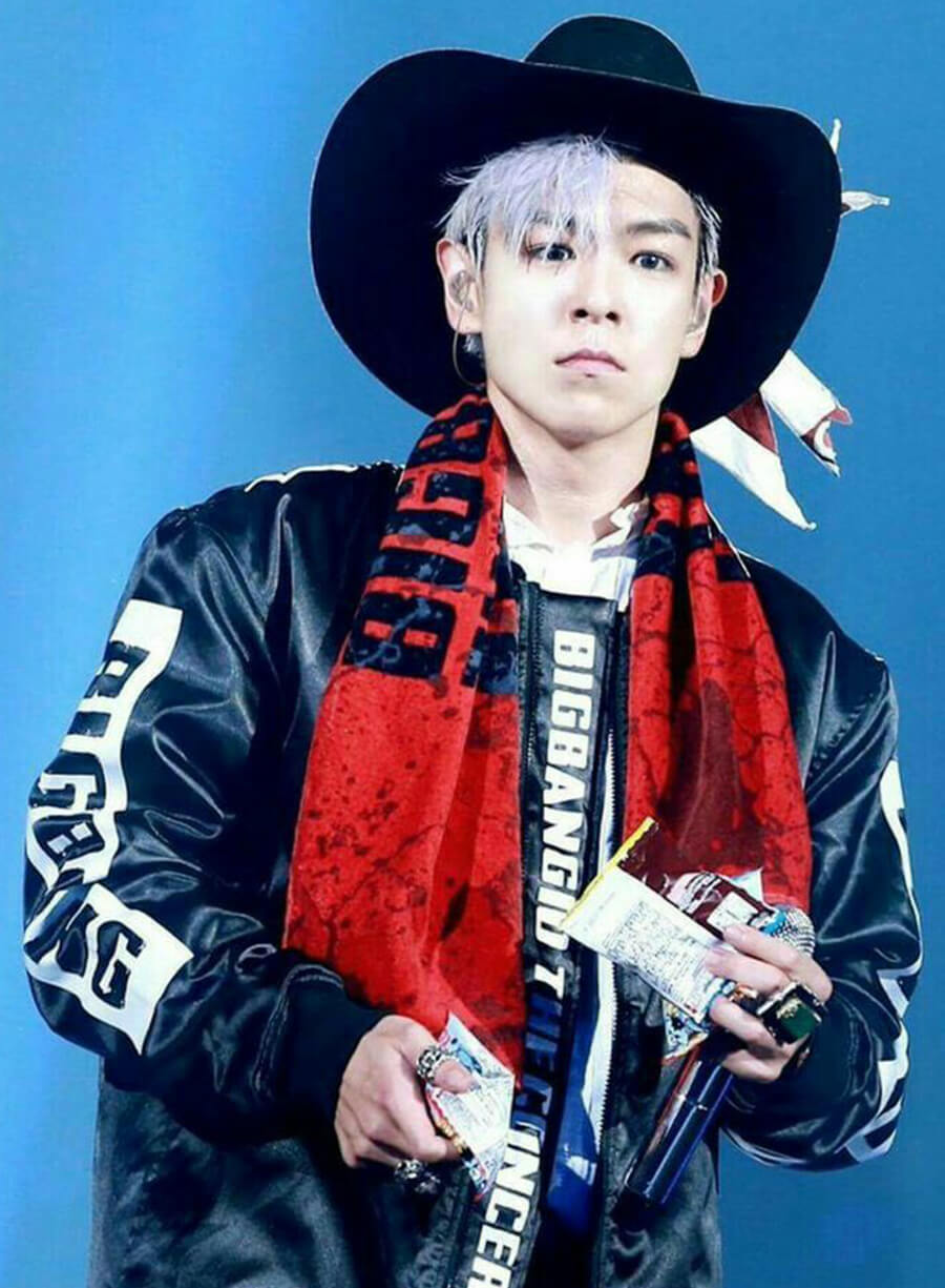 Harpoon Choi Seung-hyun T.O.P Inspired Black Bomber Jacket