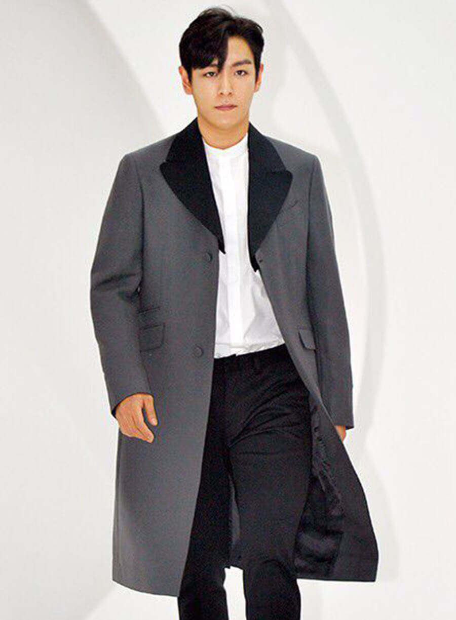 Harpoon Choi Seung-hyun T.O.P Inspired Grey Coat