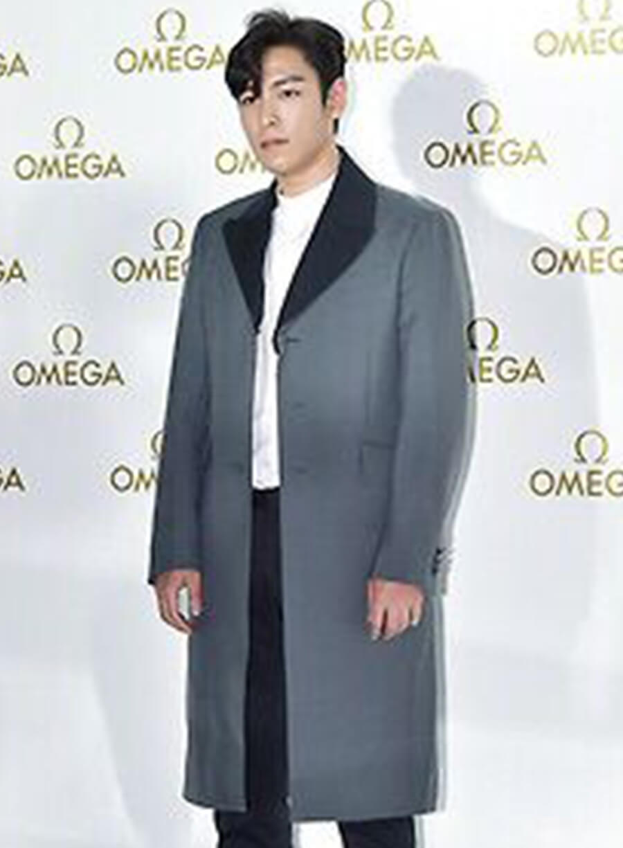 Harpoon Choi Seung-hyun T.O.P Inspired Grey Coat