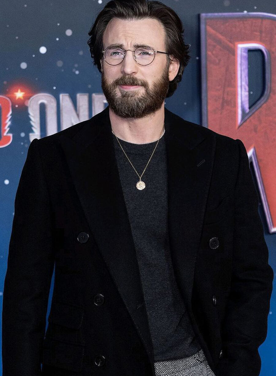 Harpoon Chris Evans One Premiere Inspired Black Coat
