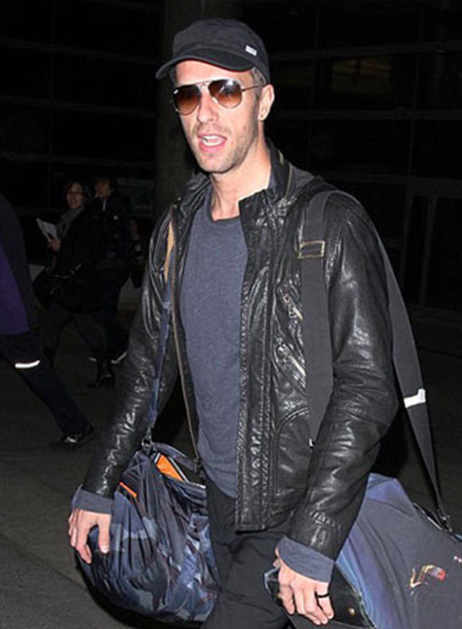 Harpoon Chris Martin Inspired Black Hooded Jacket