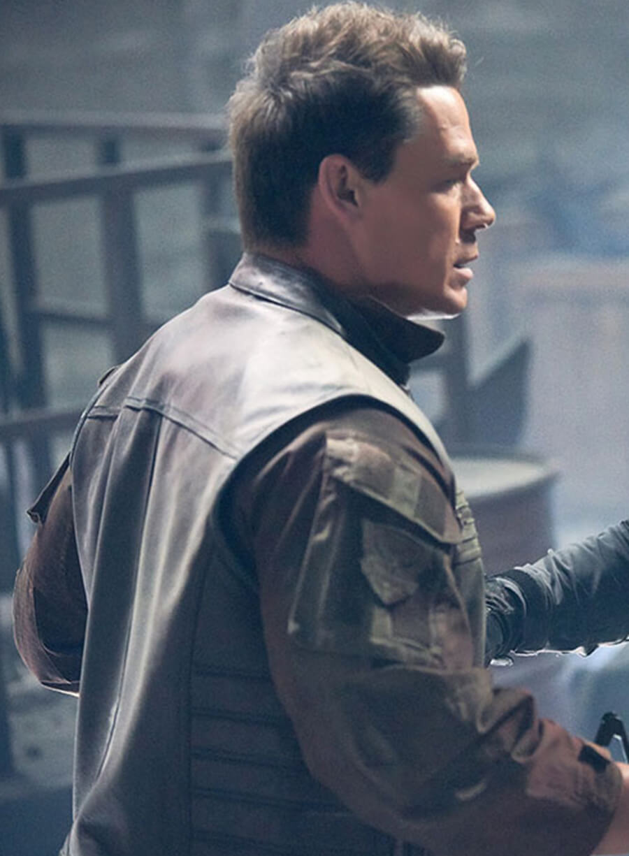 Harpoon Chris Van Horne Inspired Black Leather Jacket - Hidden Strike Style