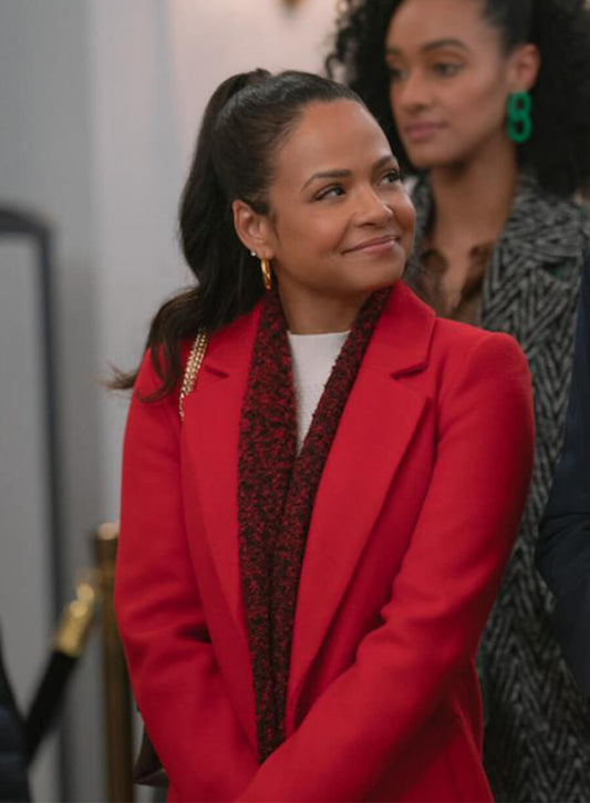 Harpoon Layla Inspired Red Coat - Meet me Next Christmas Style