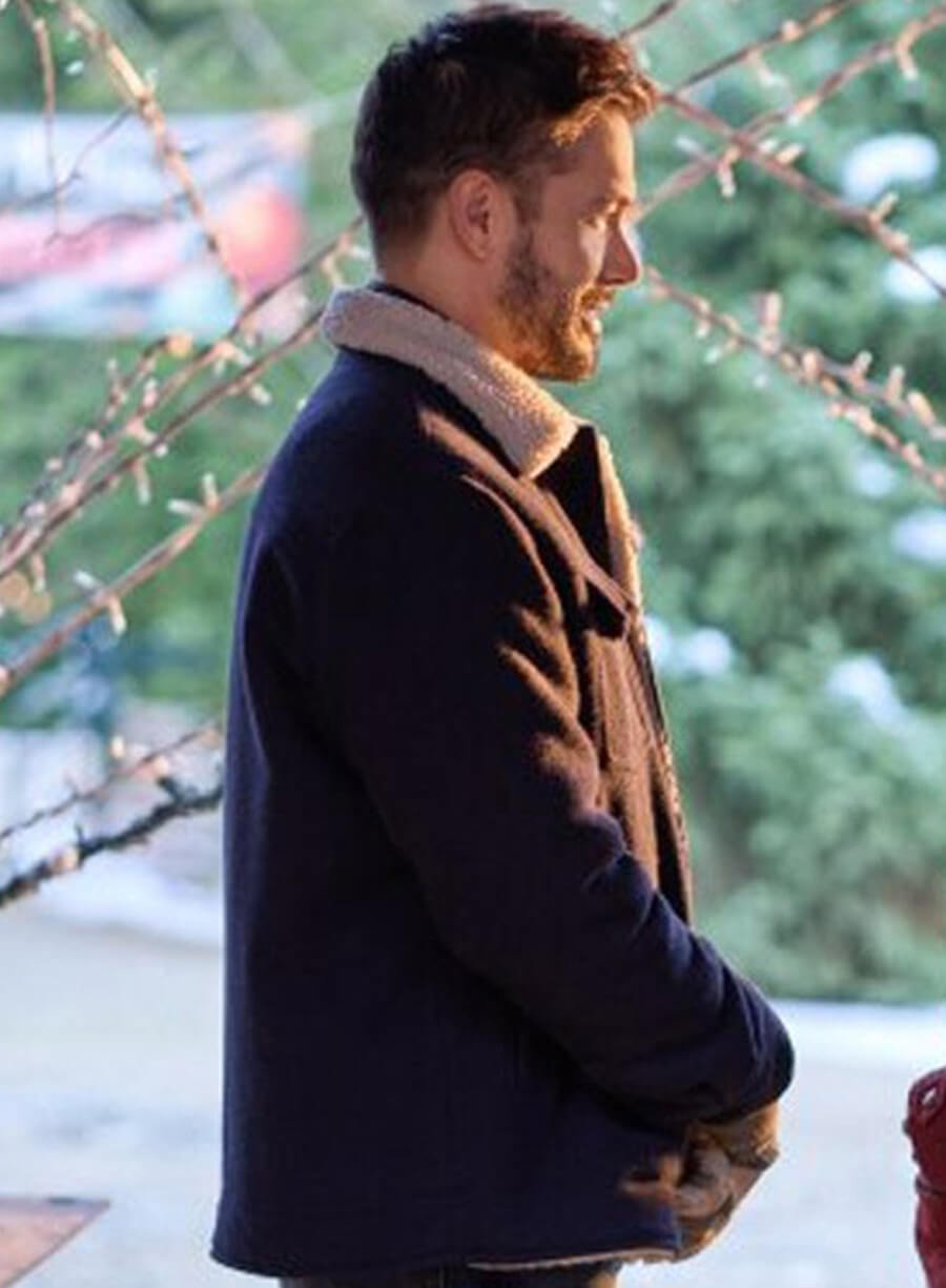 Harpoon Marco Grazzini Inspired Blue Leather Jacket - Christmas Under the Lights Style