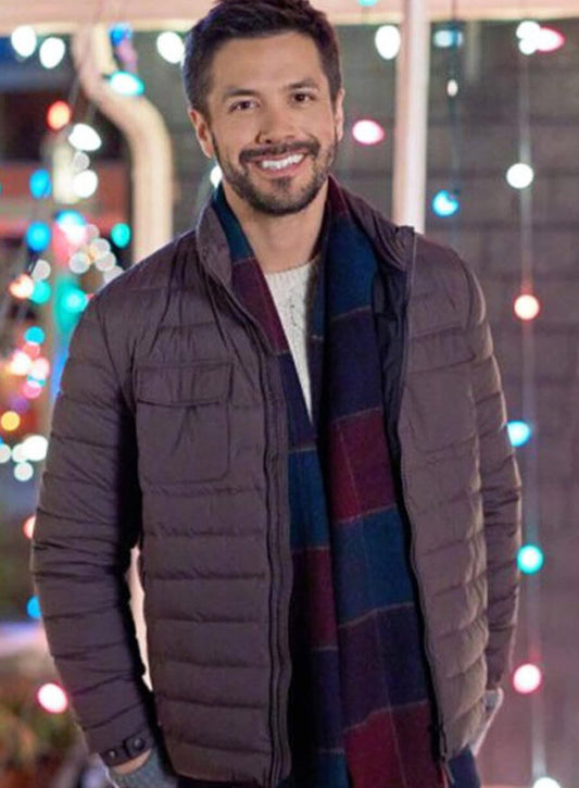 Harpoon Marco Grazzini Inspired Grey Leather Jacket - Christmas Under the Lights Style