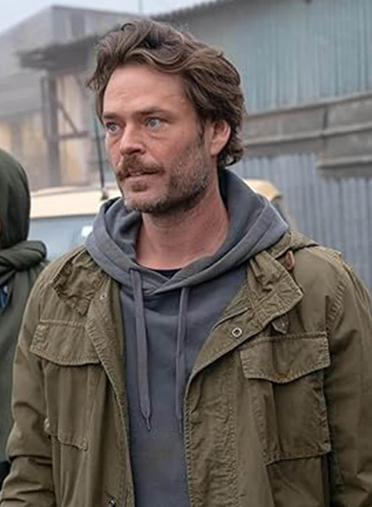 Harpoon Travis Inspired Green Hooded Jacket - Dirty Angels Style