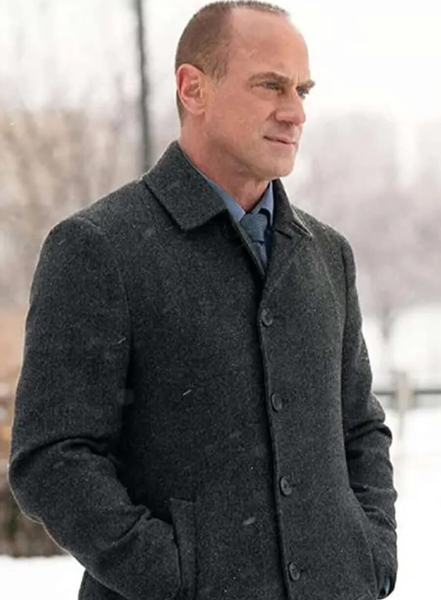 Harpoon Jet Slootmaekers Inspired Grey Coat - Law & Order Organized Crime Style