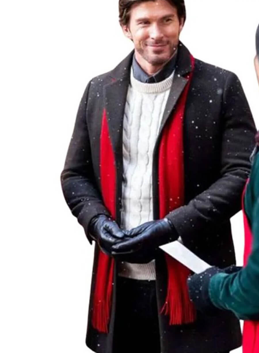 Harpoon Christopher Russell Inspired Black Coat - A Vintage Christmas 2024 Style