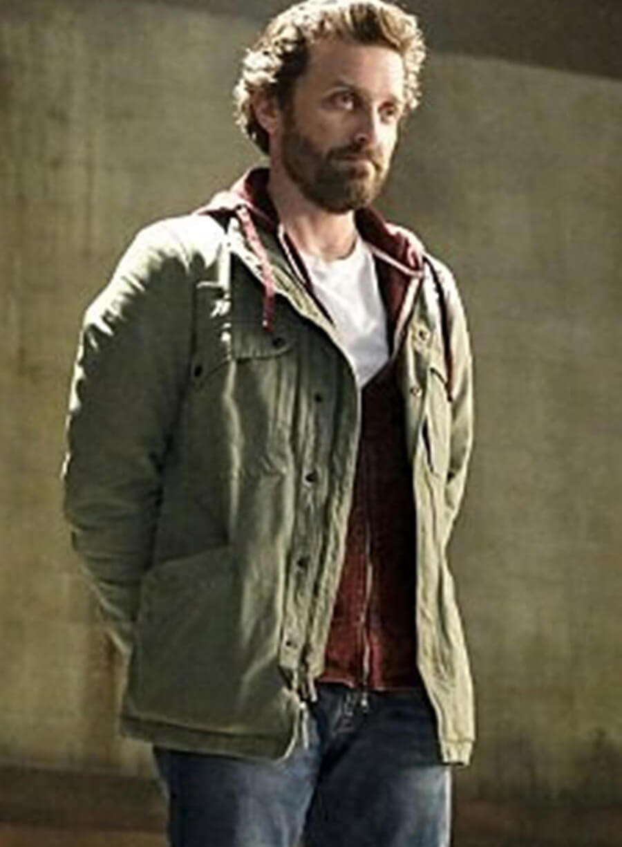 Harpoon Chuck Shurley Inspired Green Cotton Fabric Cotton Jacket - Supernatural Tv Series Style