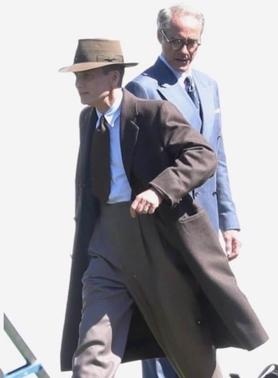 Harpoon Cillian Murphy Inspired Brown Coat - Oppenheimer Style