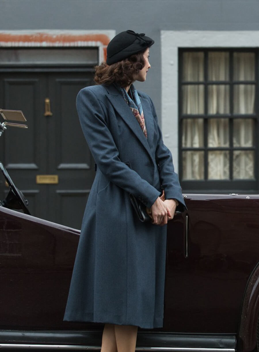 Harpoon Claire Fraser Inspired Grey Coat - Outlander Style