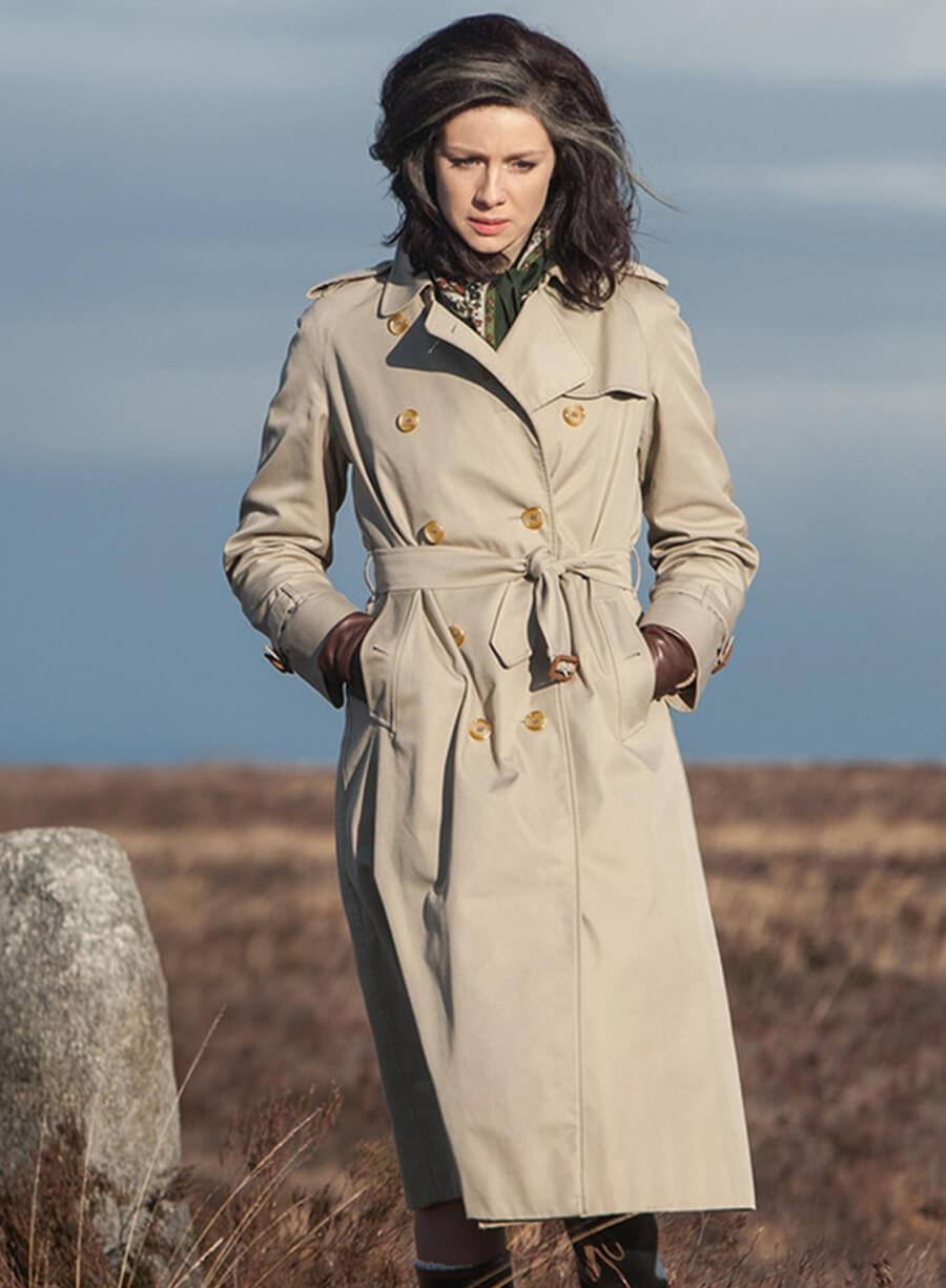 Harpoon Claire Fraser Inspired White Coat - Outlander Style
