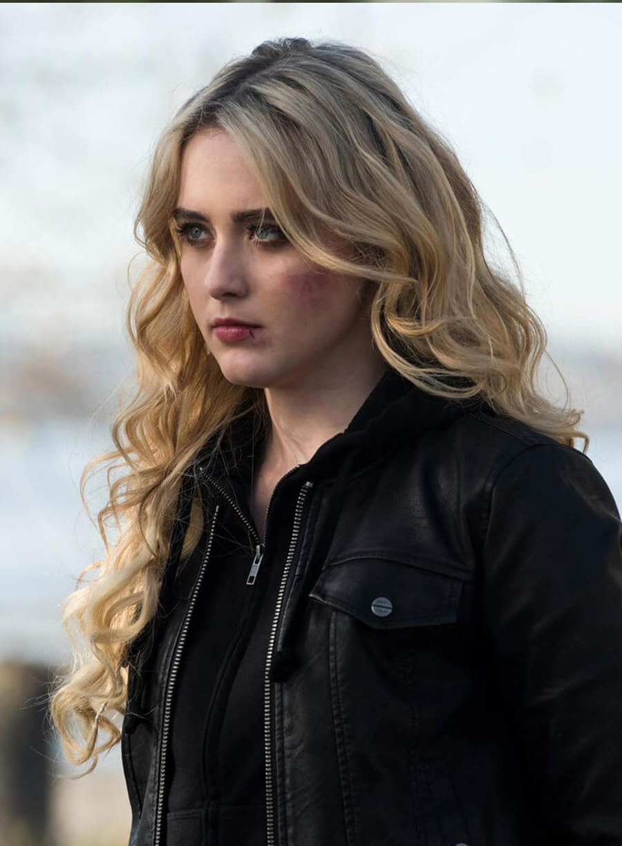 Harpoon Claire Novak Inspired Black Real Leather Leather Jacket - Supernatural Tv Series Style