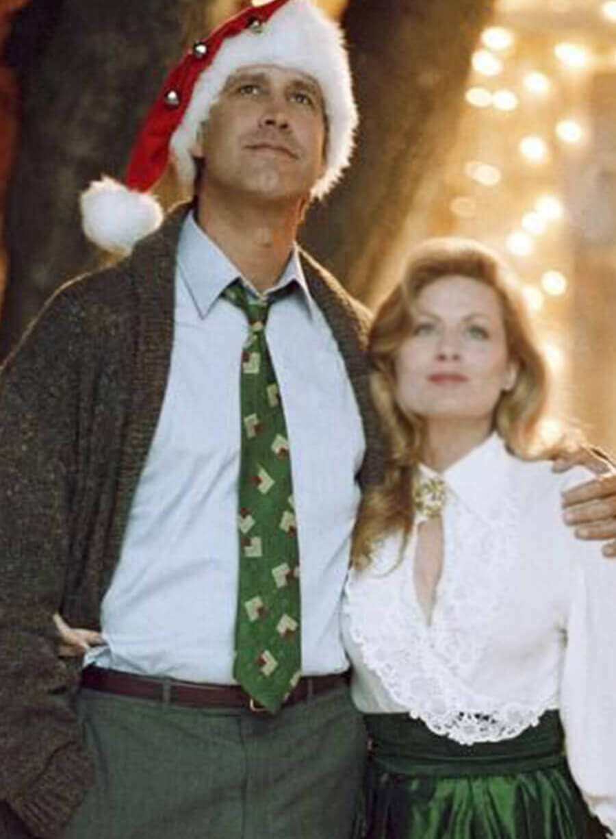 Harpoon Clark Griswold Inspired Grey Wool Fabric Coat - National Lampoon's Christmas Vacation Style