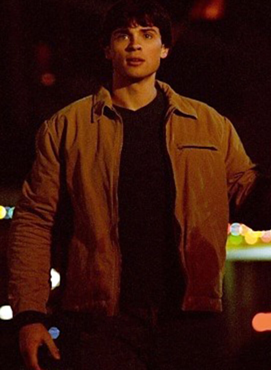 Harpoon Clark Kent Inspired Brown Cotton Fabric Cotton Jacket - Smallville Style