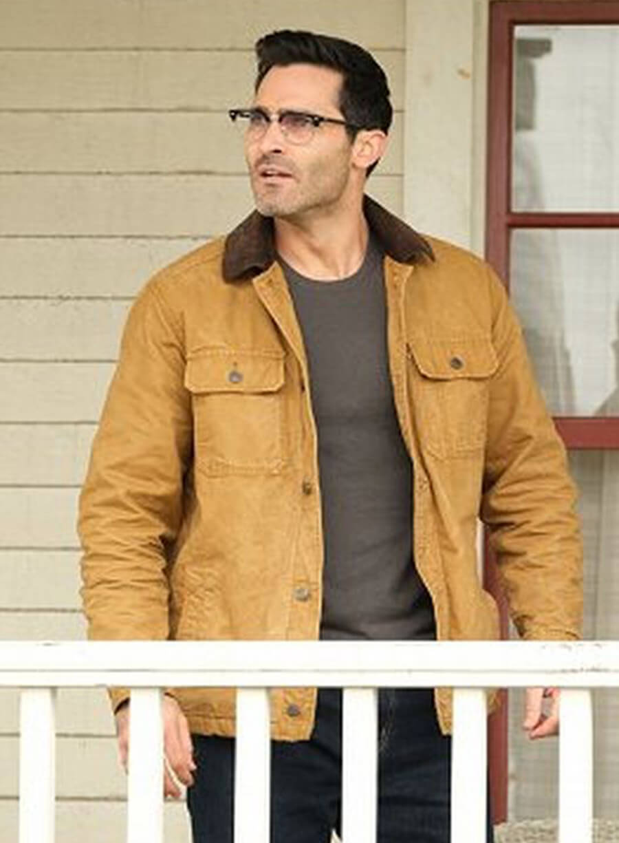 Harpoon Clark Kent Inspired Brown Leather Jacket - Superman & Lois Style