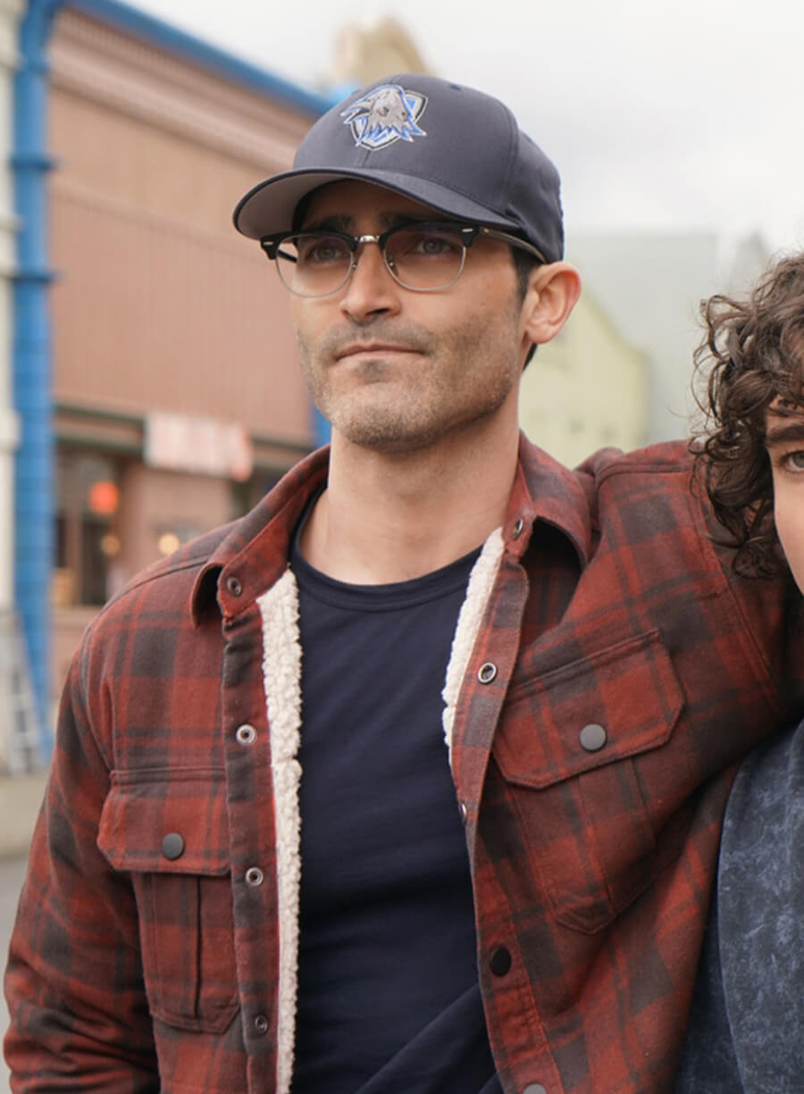 Harpoon Clark Kent Inspired Multi-Color Leather Jacket - Superman & Lois Style
