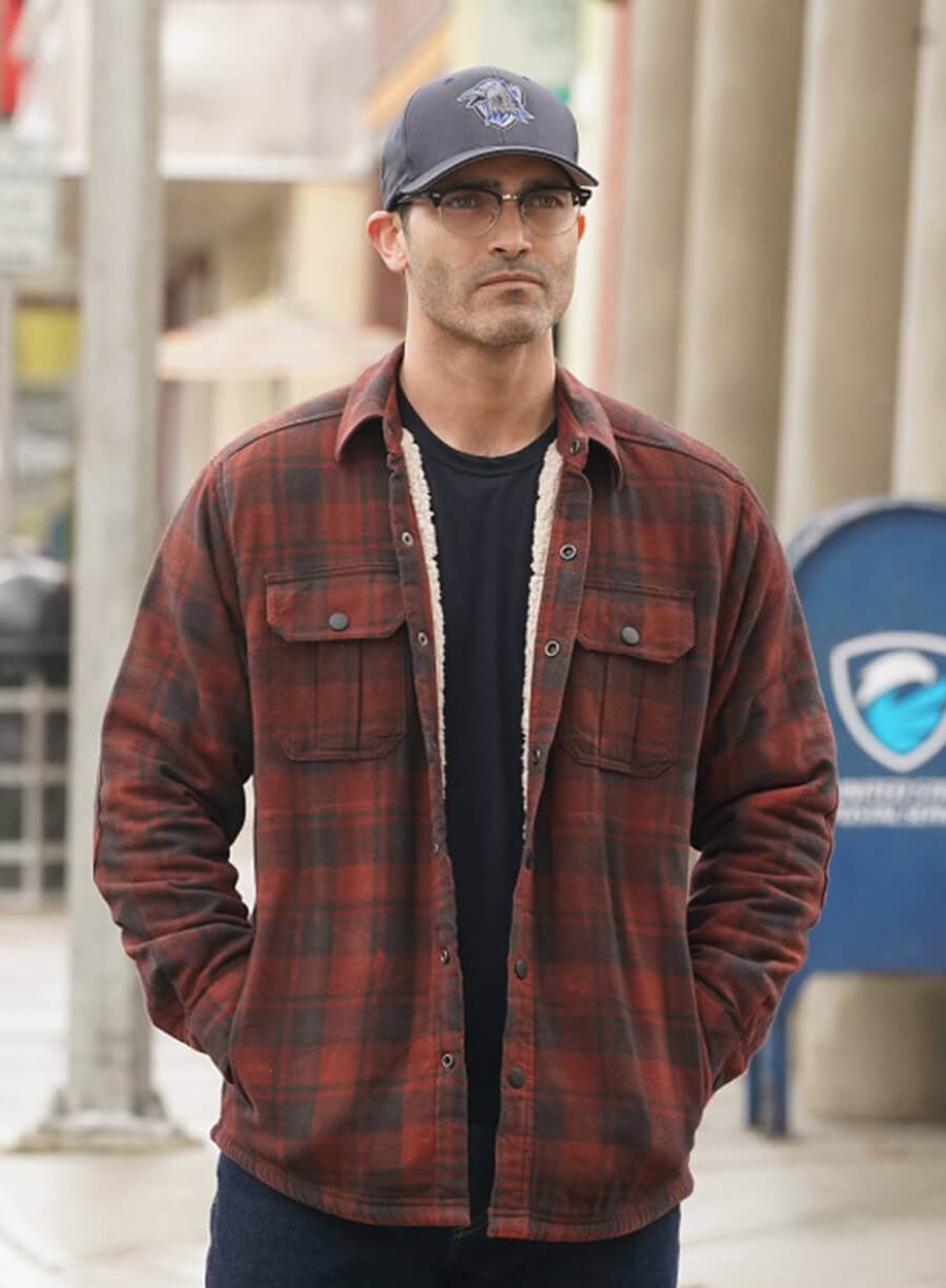 Harpoon Clark Kent Inspired Multi-Color Leather Jacket - Superman & Lois Style