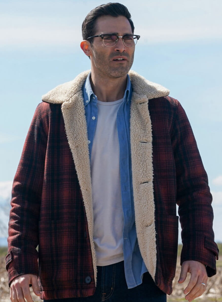 Harpoon Clark Kent Inspired Multi-Color Leather Jacket - Superman & Lois Style