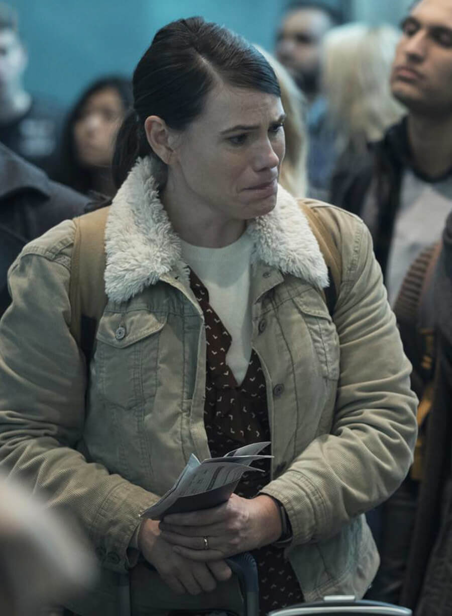 Harpoon Sylvia Inspired Beige Cotton Fabric Cotton Jacket - The Handmaid's Tale Style