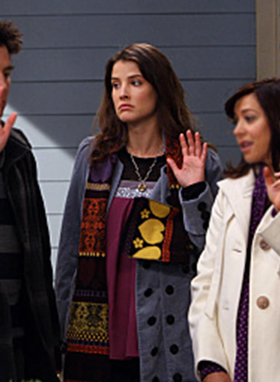 Harpoon Robin Scherbatsky Inspired Blue Coat - How I met Your Mother S04 Style