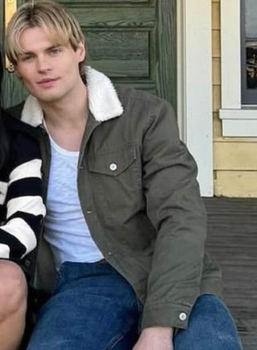 Harpoon Cole Walter Inspired Green Cotton Fabric Cotton Jacket - My Life with the Walter Boys Style