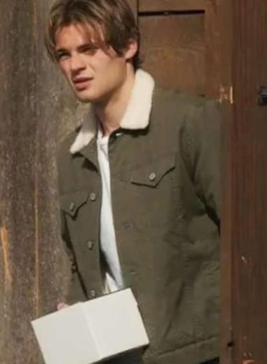 Harpoon Cole Walter Inspired Green Cotton Fabric Cotton Jacket - My Life with the Walter Boys Style