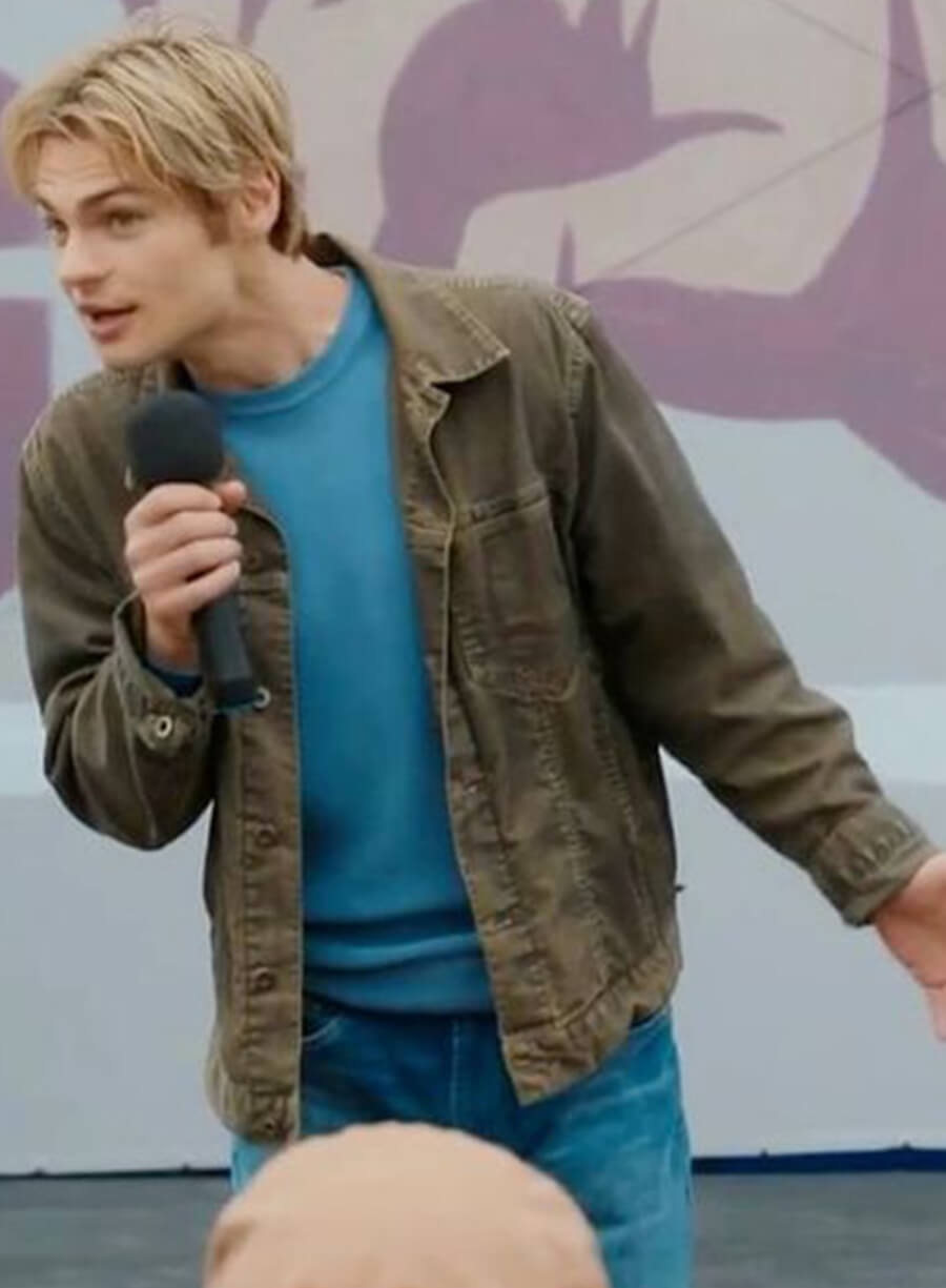 Harpoon Cole Walter Inspired Grey Cotton Fabric Cotton Jacket - My Life with the Walter Boys Style