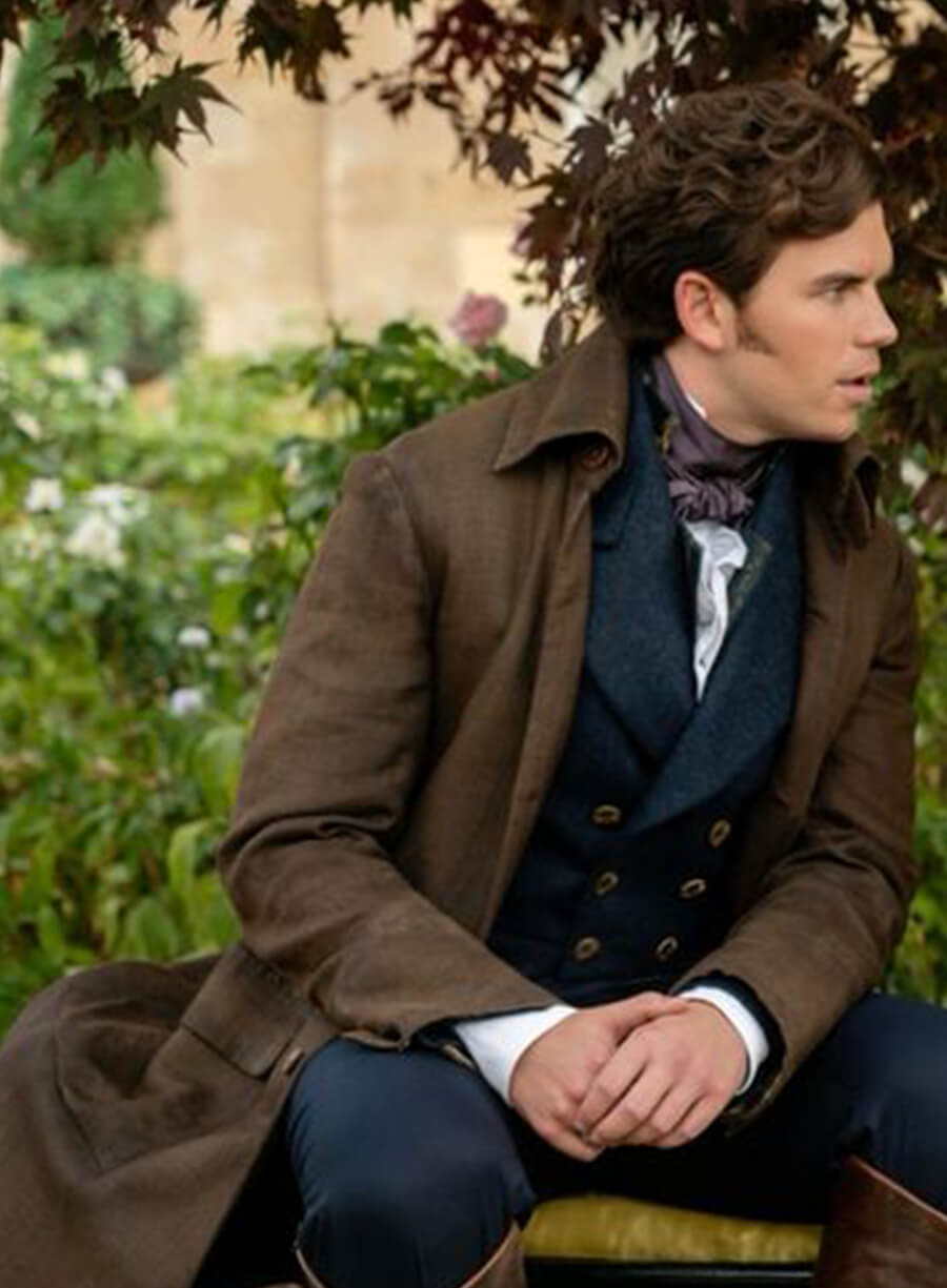 Harpoon Colin Bridgerton Inspired Brown Coat - Bridgerton S03 Style