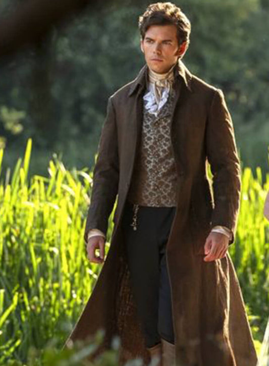 Harpoon Colin Bridgerton Inspired Brown Coat - Bridgerton S03 Style