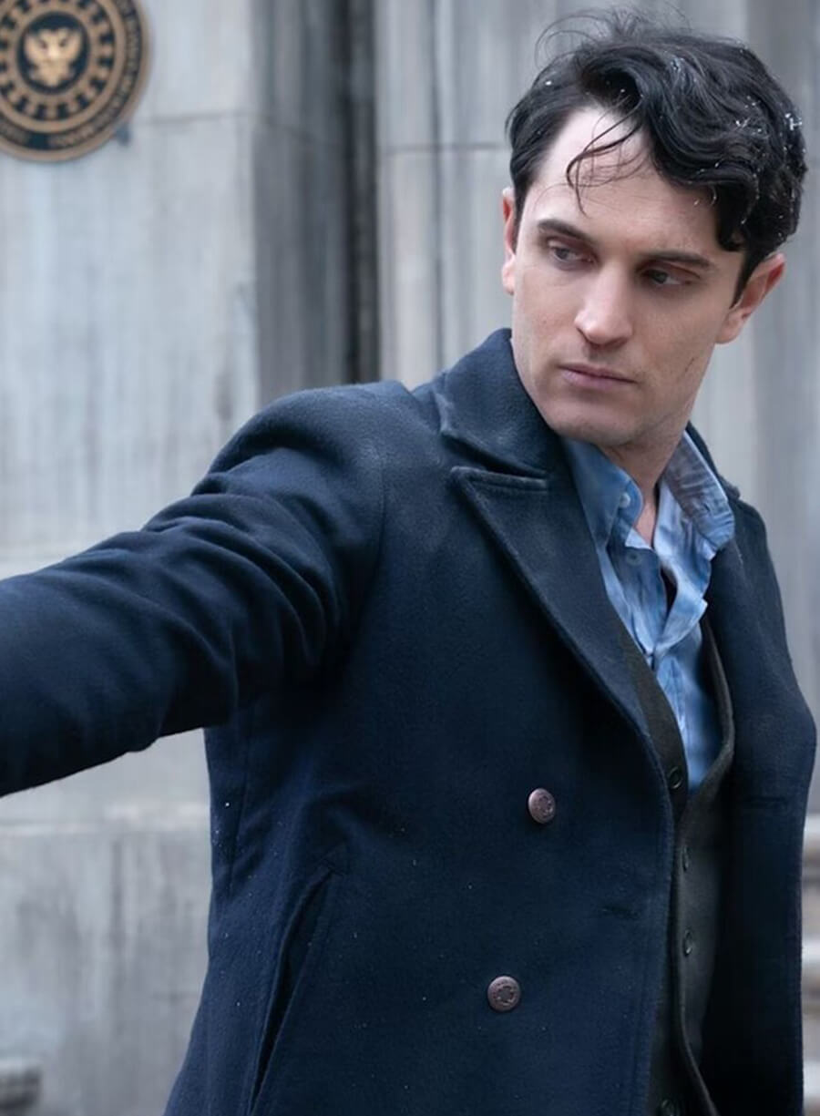 Harpoon Winston Scott Inspired Black Wool Fabric Coat - The Continental From the World of John Wick Style