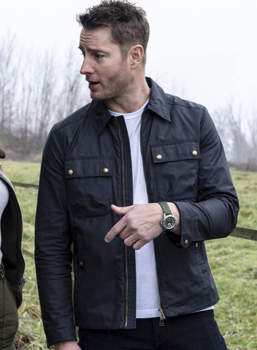Harpoon Colter Shaw Inspired Black Cotton Fabric Cotton Jacket - Tracker Style