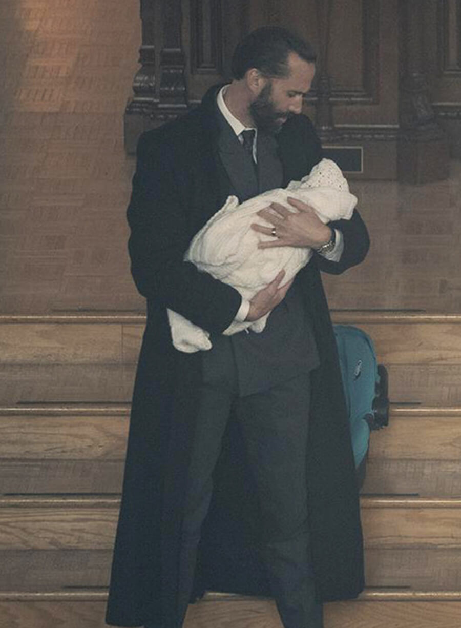 Harpoon Commander Waterford Inspired Black Wool Coat - The Handmaid's Tale Style