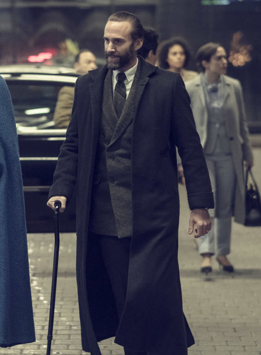 Harpoon Commander Waterford Inspired Black Wool Coat - The Handmaid's Tale Style