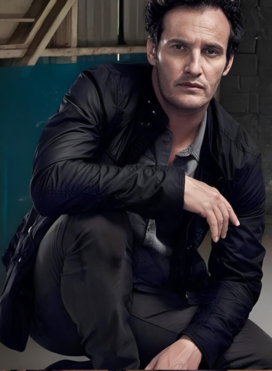Harpoon Deacon Mailer Inspired Black Leather Jacket - A Real Pain 2024 Style