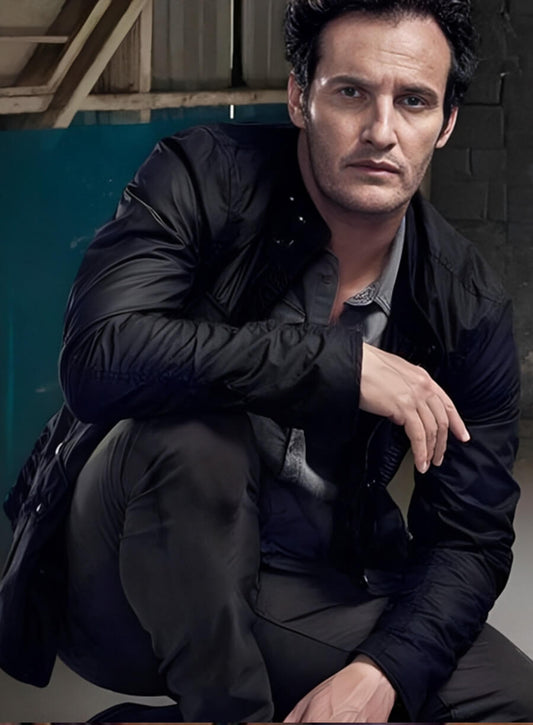 Harpoon Deacon Mailer Inspired Black Leather Jacket - A Real Pain 2024 Style