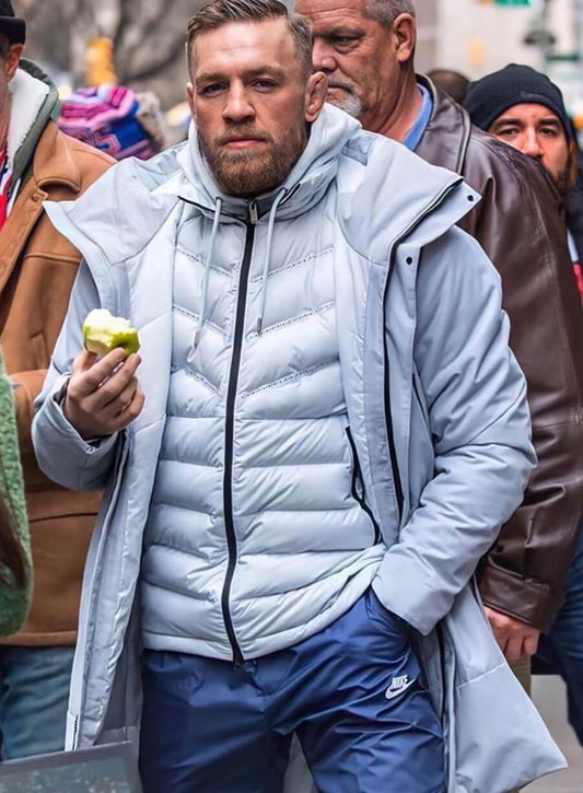Harpoon Conor McGregor Parka Inspired Blue Hooded Jacket