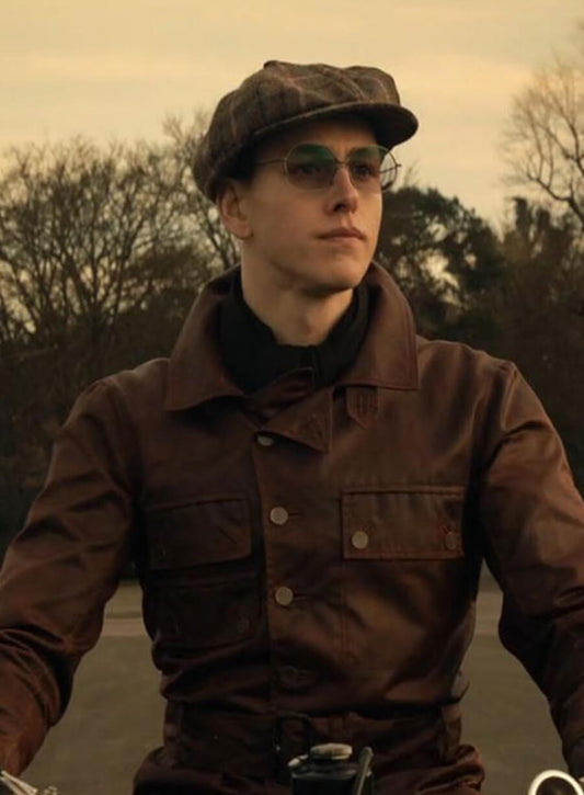 Harpoon Conrad Oxford Inspired Brown Leather Jacket - The King's Man Style