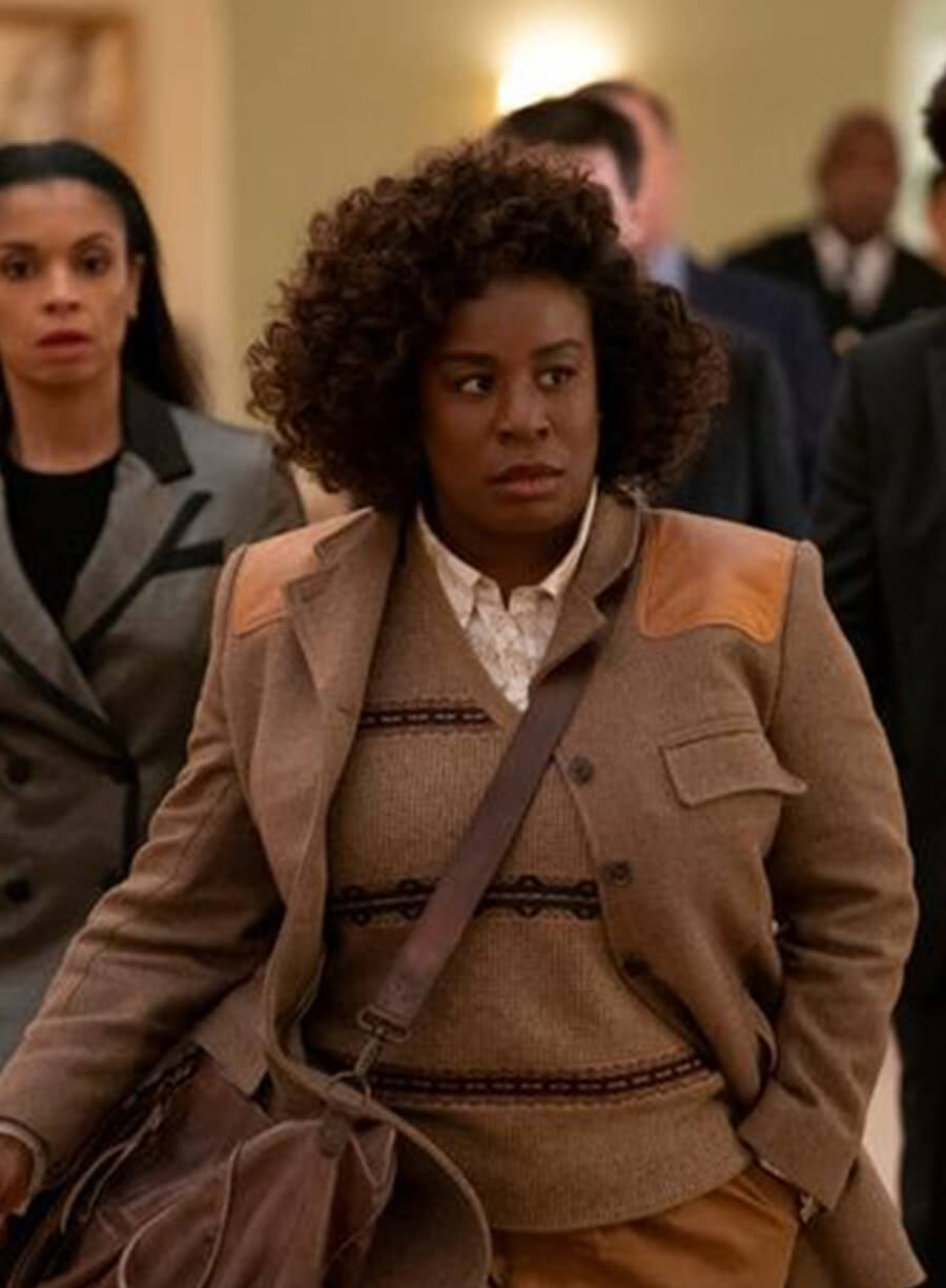 Harpoon Uzo Aduba Cordelia Cupp Inspired Brown Coat - The Residence Style