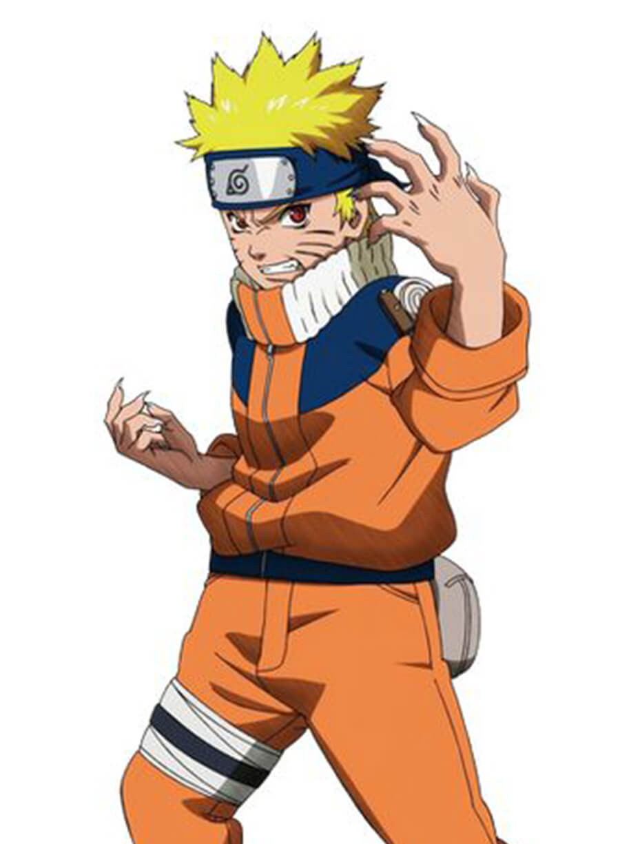 Harpoon Naruto Uzumaki Inspired Orange Cotton Fabric Cotton Jacket