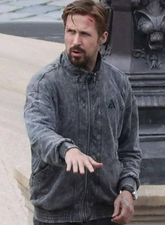 Harpoon Court Gentry Inspired Grey Cotton Jacket - The Gray Man Style