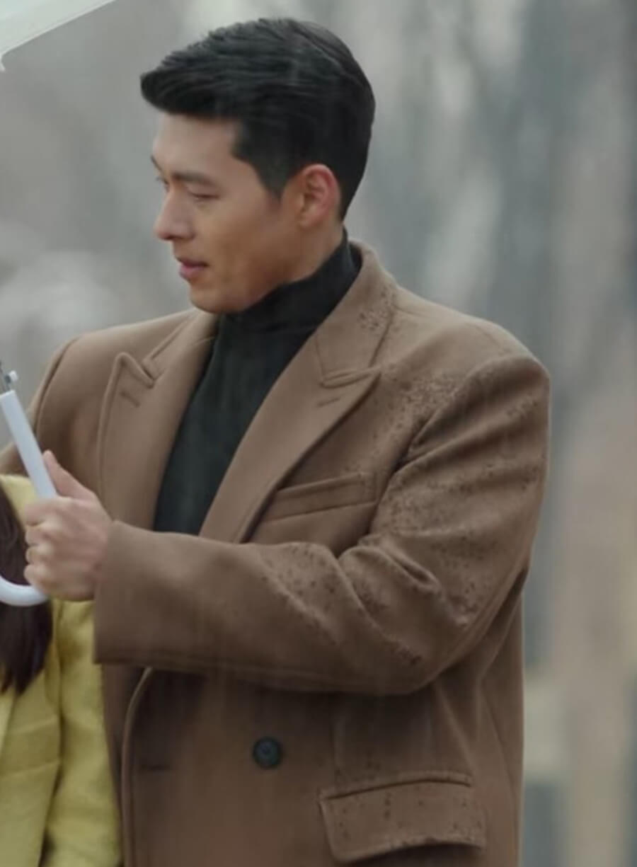 Harpoon Ri Jeong-hyeok Inspired Brown Coat - Crash Landing on You Style