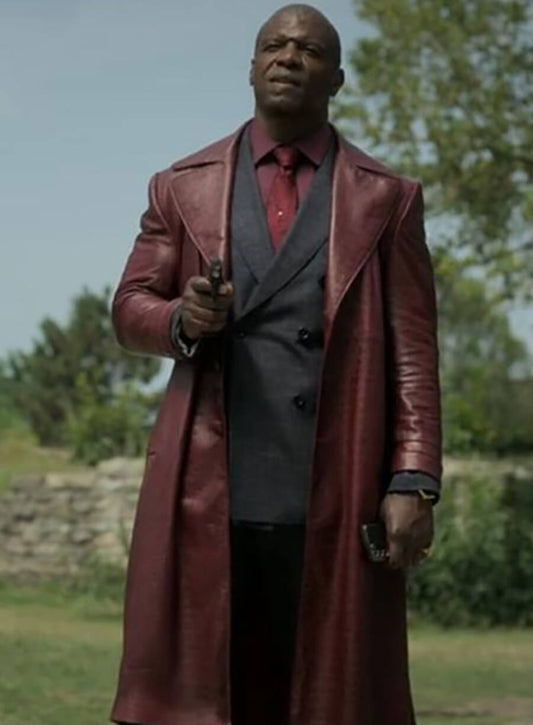 Harpoon Creighton Lovedahl Inspired Maroon Real Leather Coat - The Suicide Squad Style