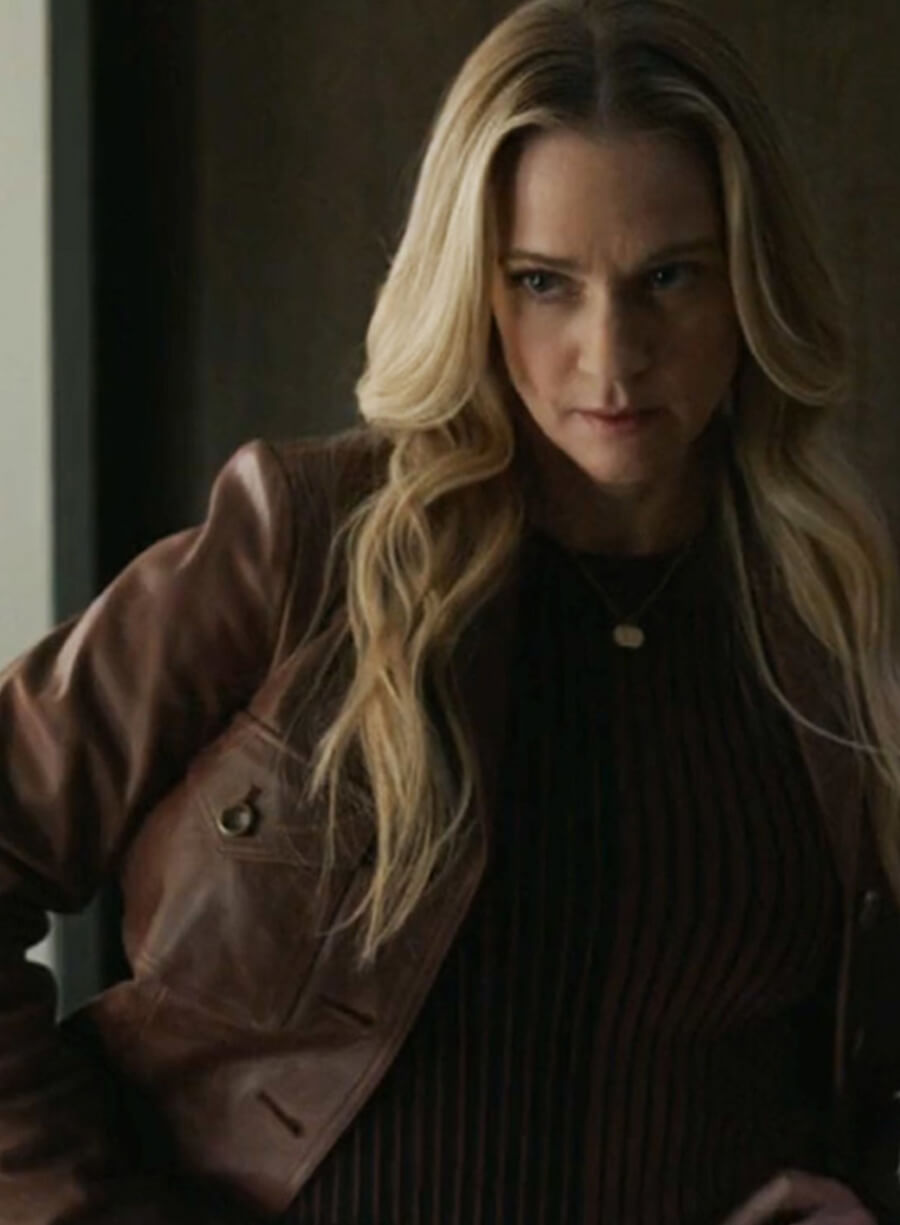 Harpoon A.J. Cook Inspired Brown Real Leather Leather Jacket - Criminal Minds Tv Series Style