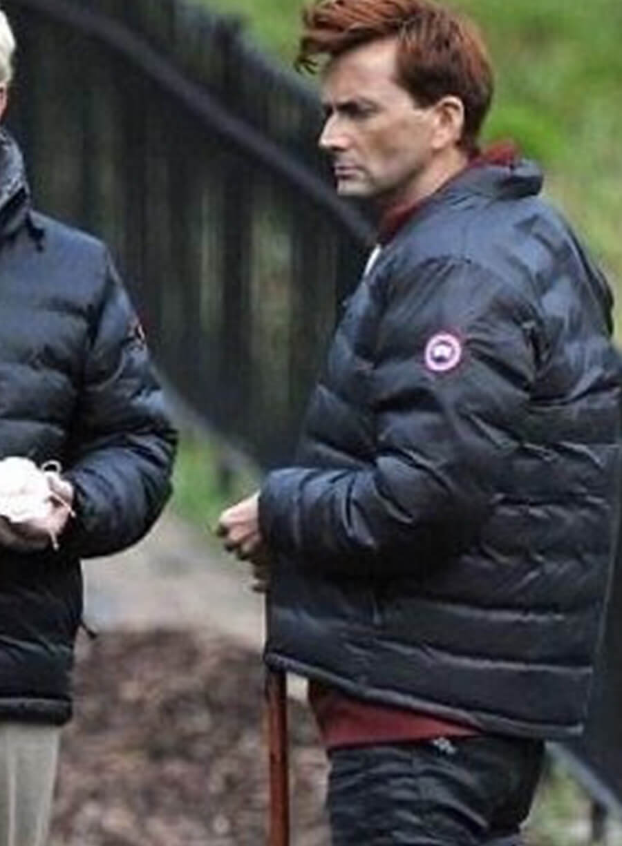 Harpoon Crowley Inspired Black Parachute Fabric Hooded Jacket - Good Omens Style