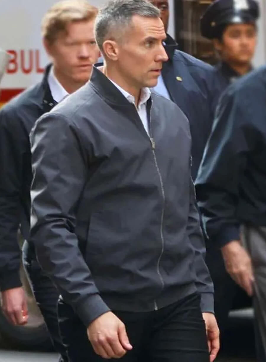 Harpoon Tom McCarthy Inspired Grey Bomber Jacket - Zero Day 2025 Style