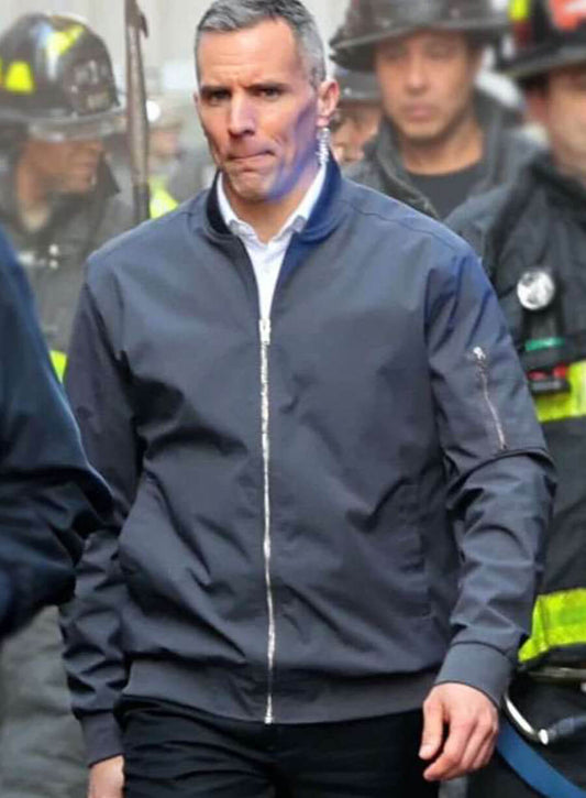 Harpoon Tom McCarthy Inspired Grey Bomber Jacket - Zero Day 2025 Style